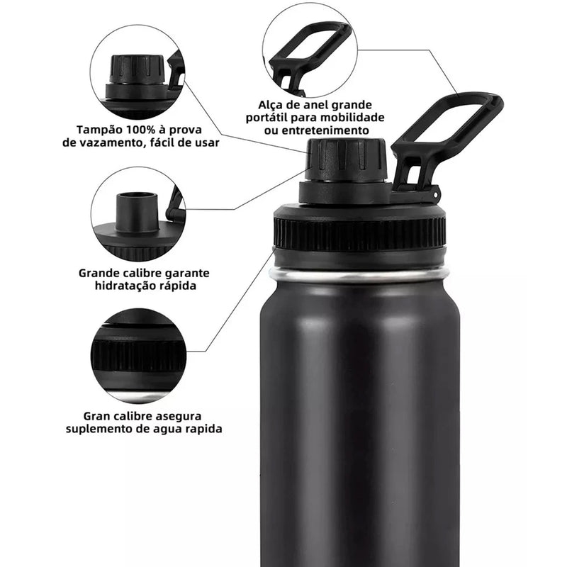 Garrafa Térmica Inox 800ml Espacial