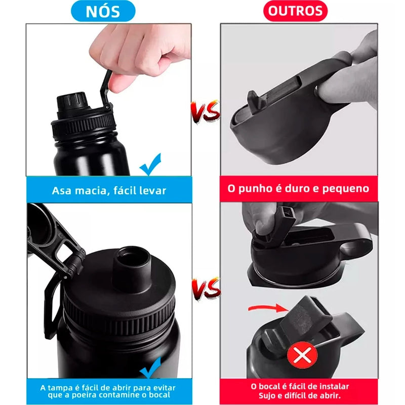 Garrafa Térmica Inox 800ml Espacial