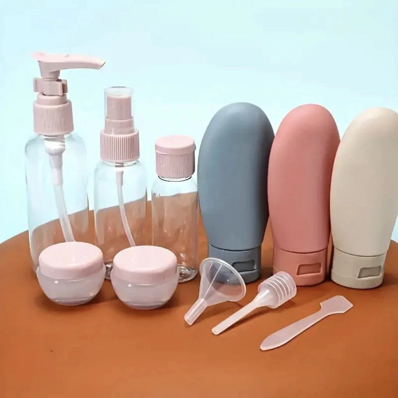 Kit 11 Frascos Para Viagem