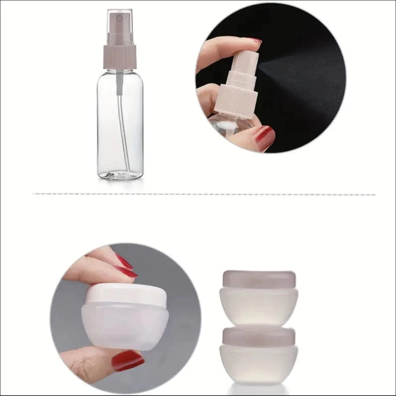 Kit 11 Frascos Para Viagem