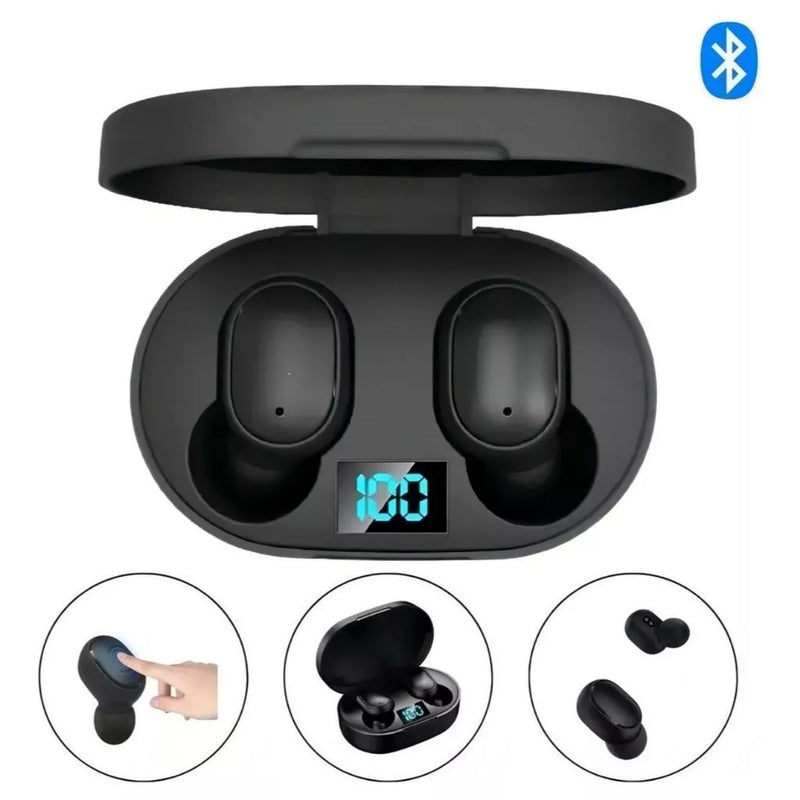 Fones de Ouvido TWS E6S Bluetooth 5.2