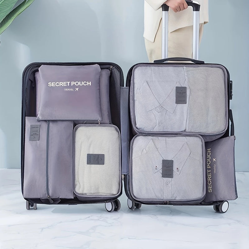 Kit Organizador de Mala para Viagem com 6 Bolsas