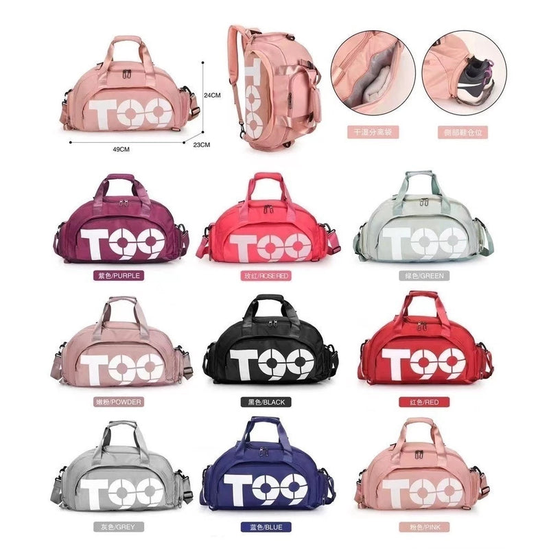 Bolsa Mala Esportiva 3 em 1 – Academia, Viagem e Muito Mais!