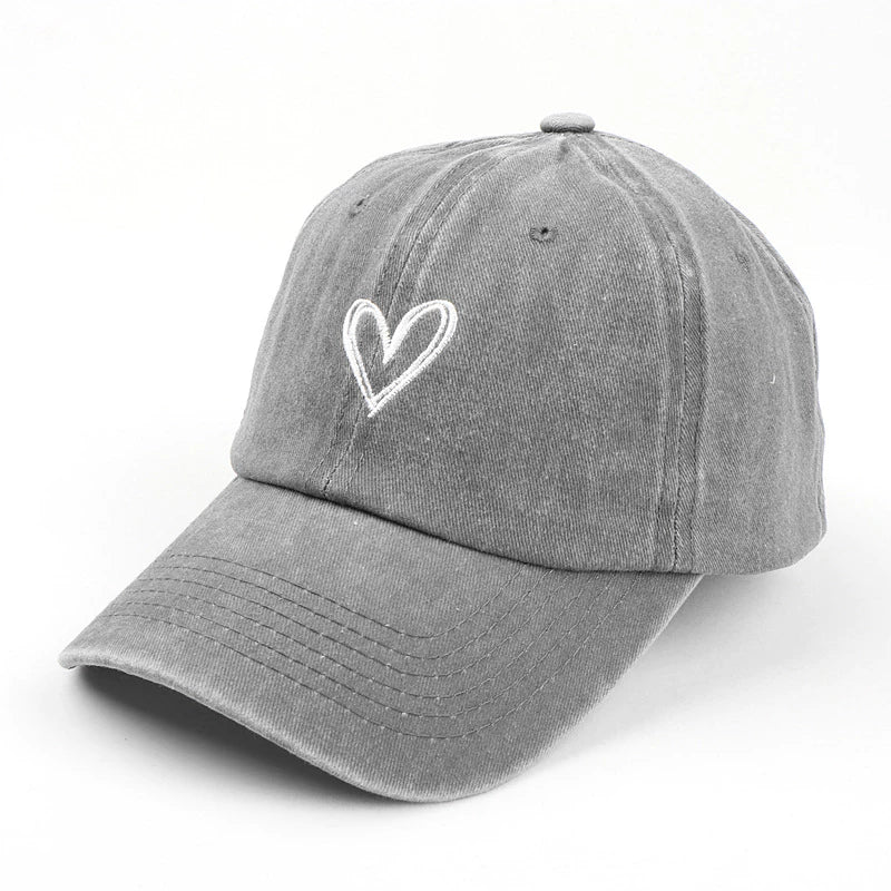 Boné de Beisebol Bordado "Love"